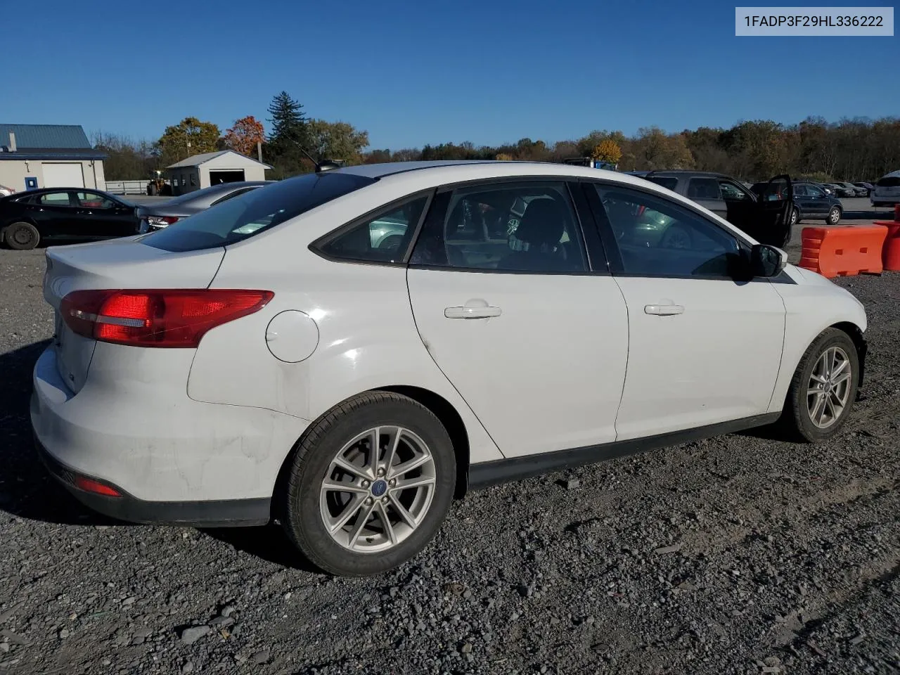 2017 Ford Focus Se VIN: 1FADP3F29HL336222 Lot: 77217134