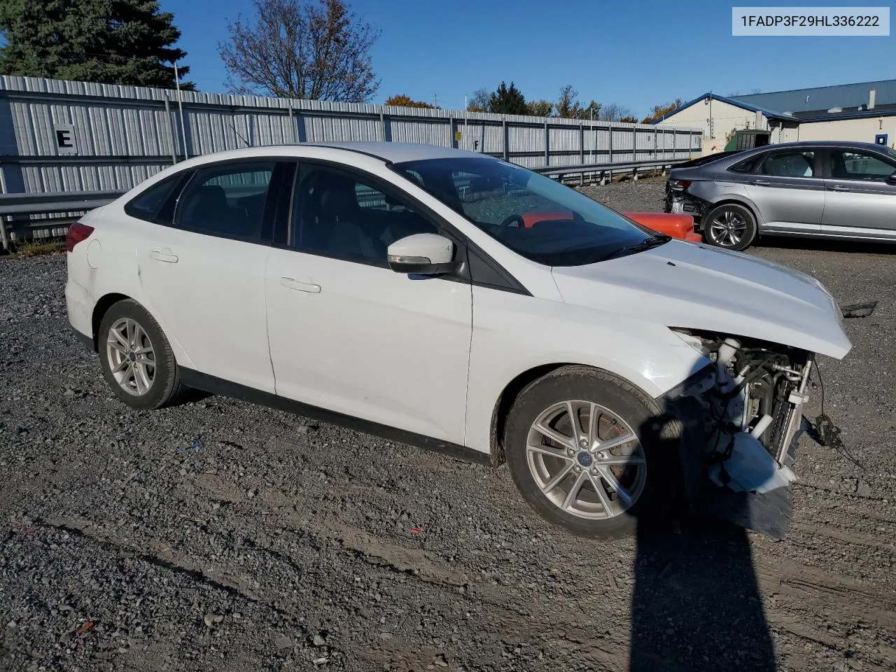 2017 Ford Focus Se VIN: 1FADP3F29HL336222 Lot: 77217134