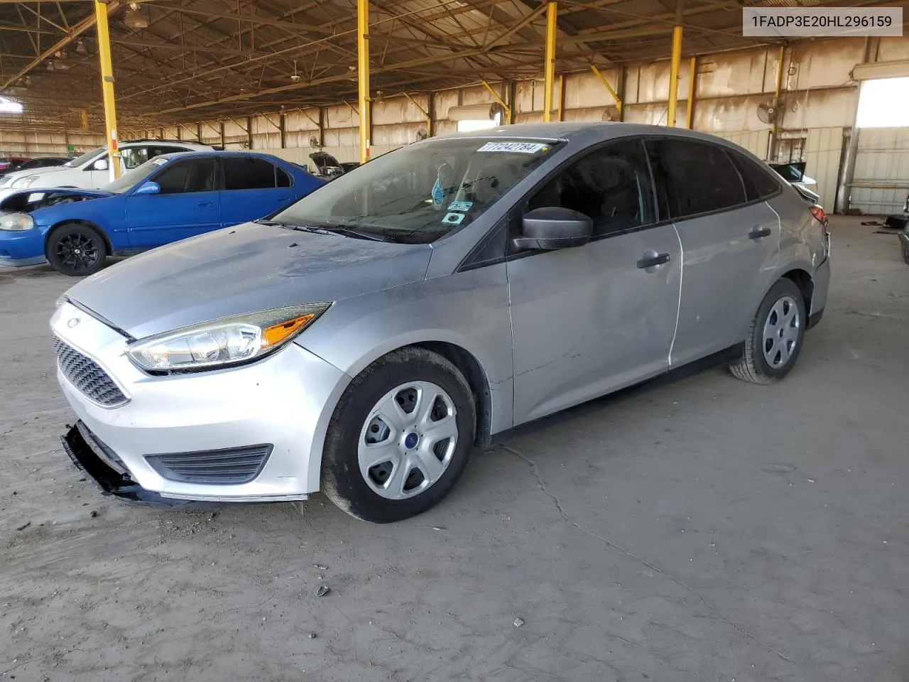 2017 Ford Focus S VIN: 1FADP3E20HL296159 Lot: 77242784