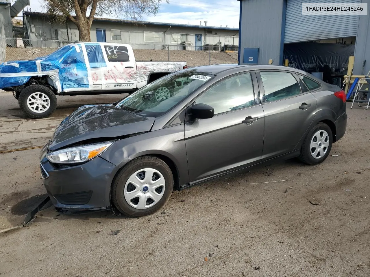 2017 Ford Focus S VIN: 1FADP3E24HL245246 Lot: 77347384