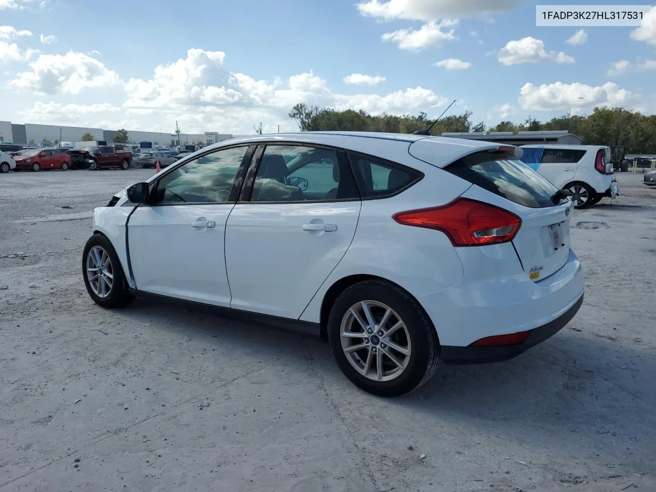 2017 Ford Focus Se VIN: 1FADP3K27HL317531 Lot: 77618654