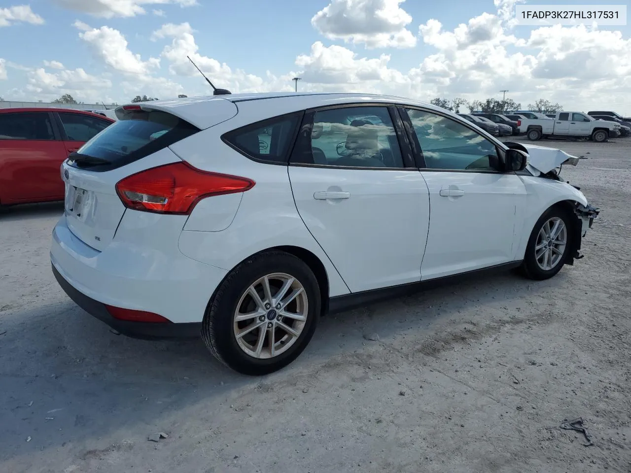 2017 Ford Focus Se VIN: 1FADP3K27HL317531 Lot: 77618654