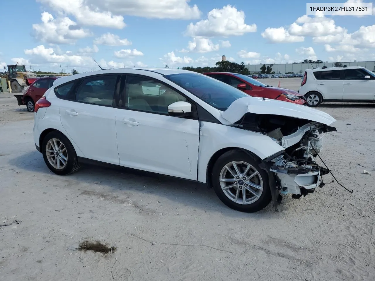 2017 Ford Focus Se VIN: 1FADP3K27HL317531 Lot: 77618654