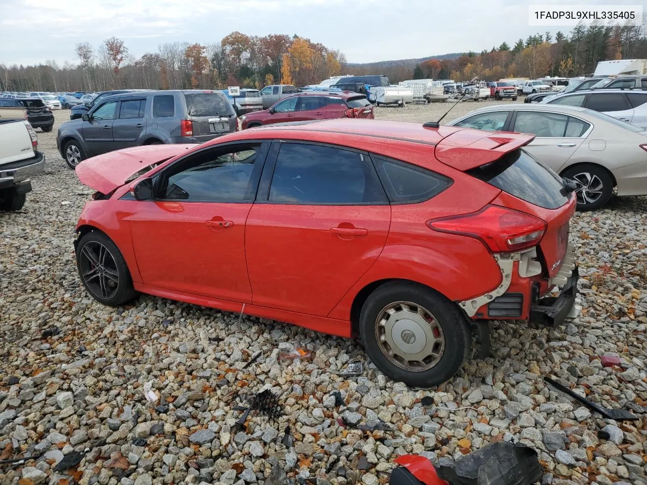 2017 Ford Focus St VIN: 1FADP3L9XHL335405 Lot: 77682654