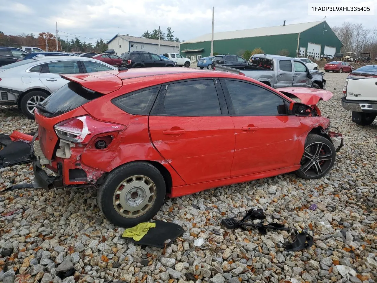 2017 Ford Focus St VIN: 1FADP3L9XHL335405 Lot: 77682654