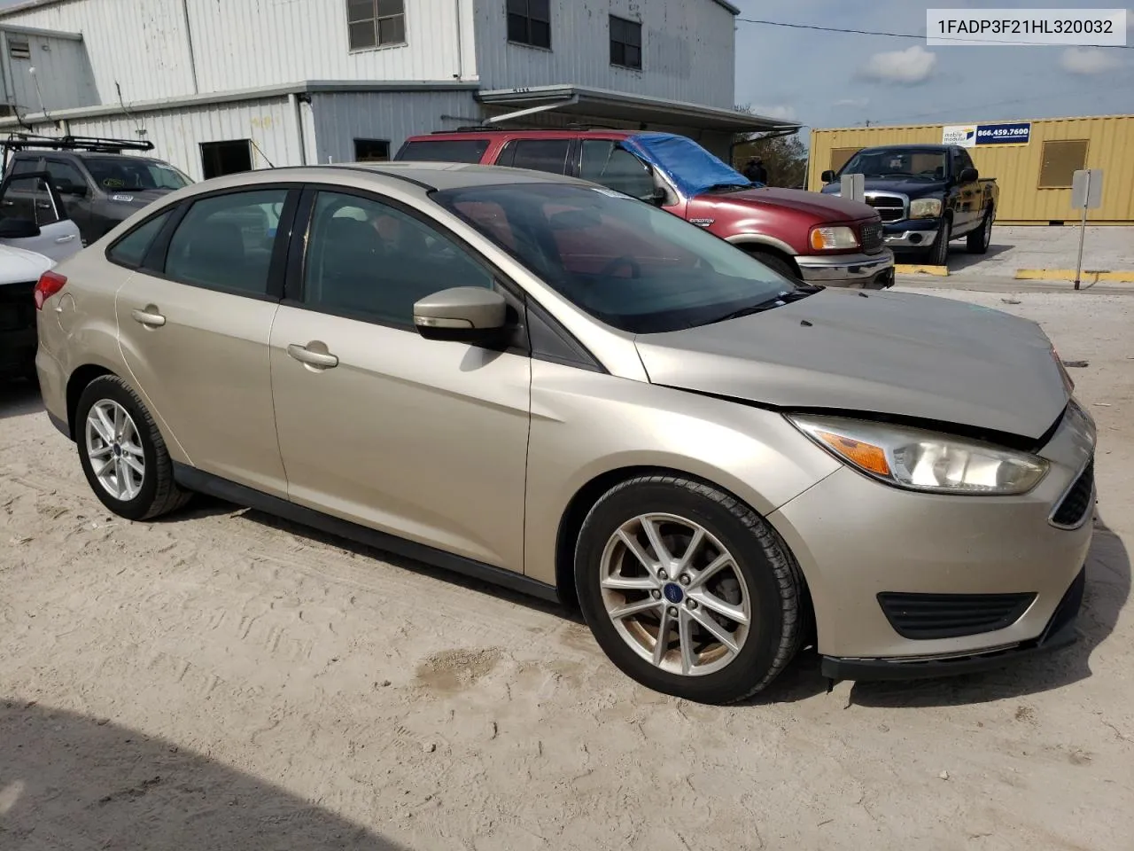 2017 Ford Focus Se VIN: 1FADP3F21HL320032 Lot: 78050024