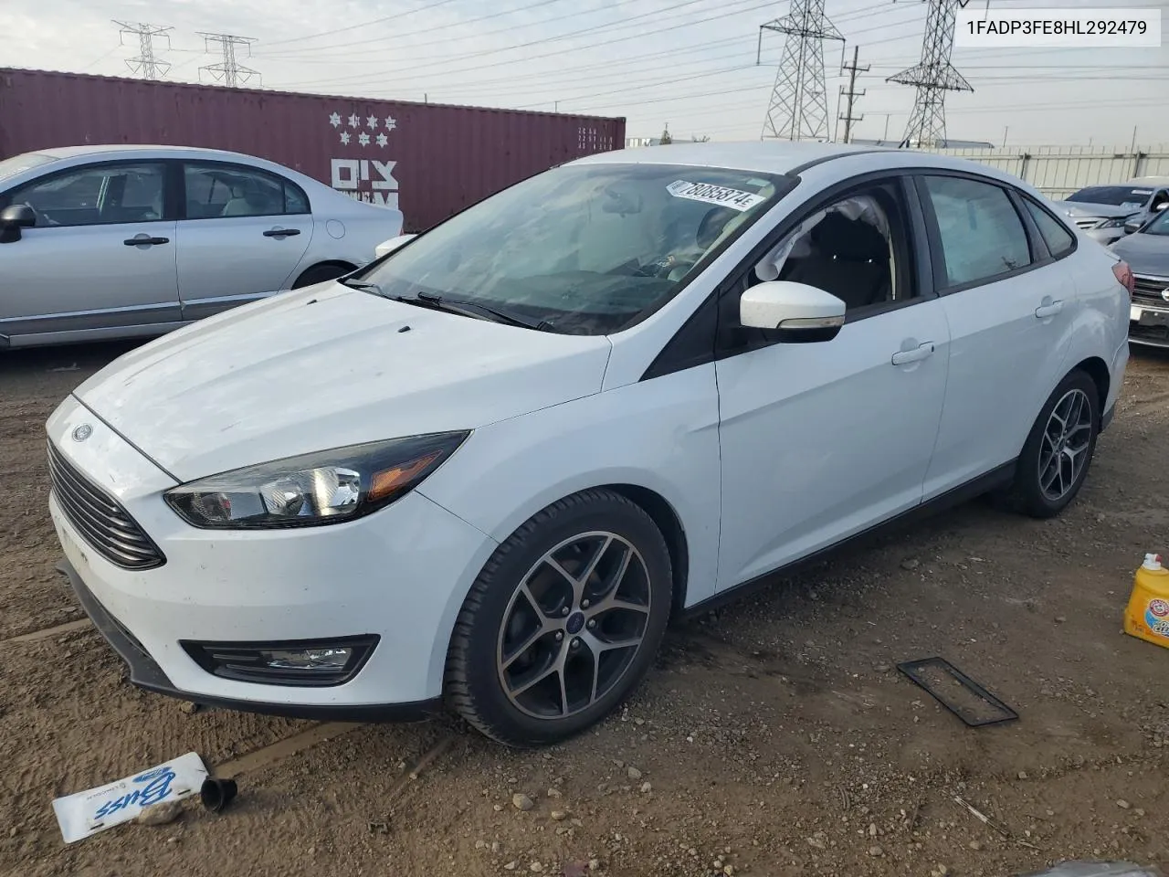 2017 Ford Focus Se VIN: 1FADP3FE8HL292479 Lot: 78085874