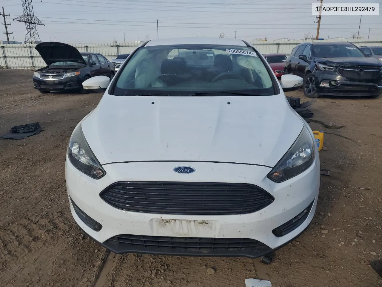 2017 Ford Focus Se VIN: 1FADP3FE8HL292479 Lot: 78085874