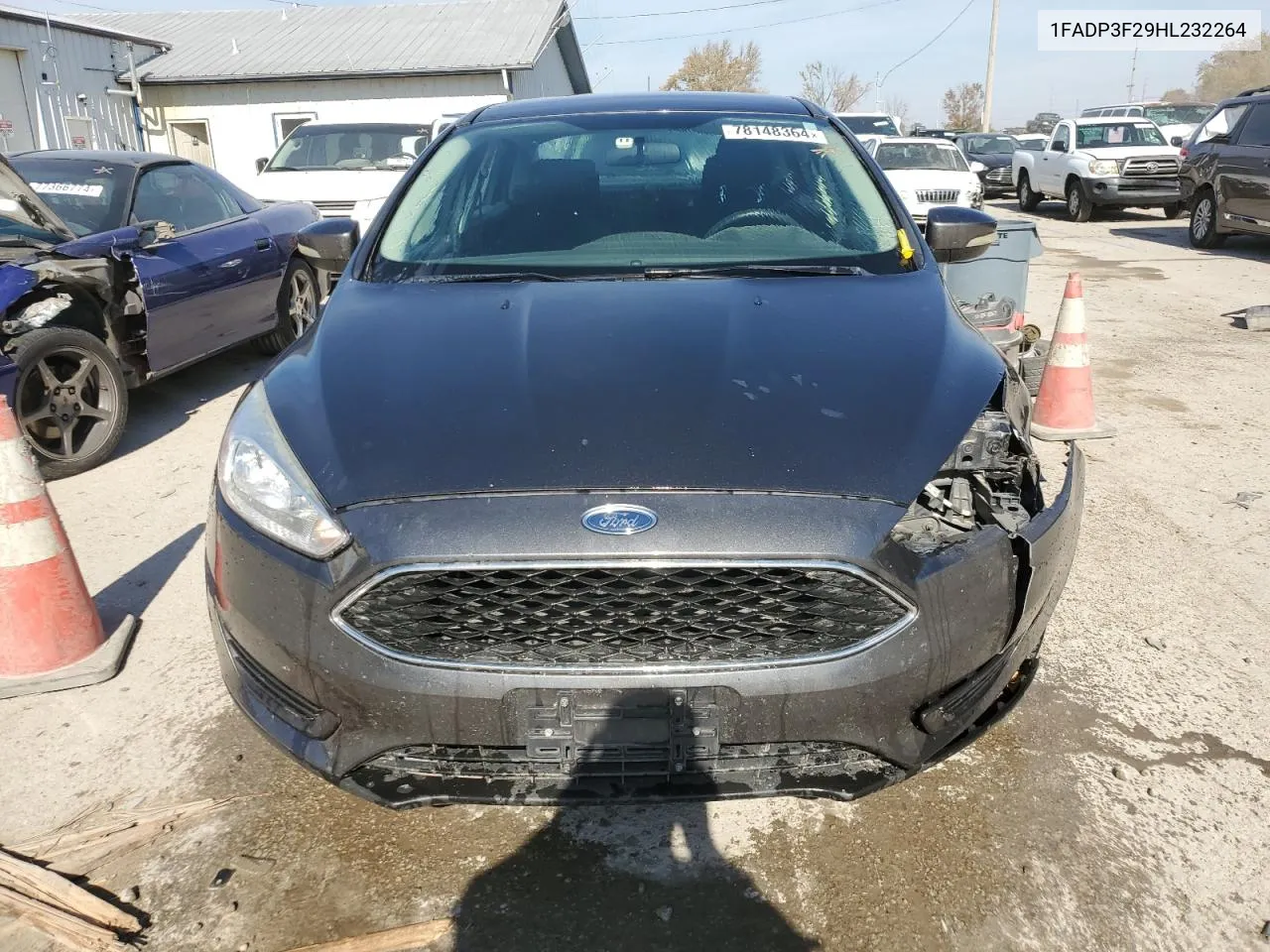 2017 Ford Focus Se VIN: 1FADP3F29HL232264 Lot: 78148364