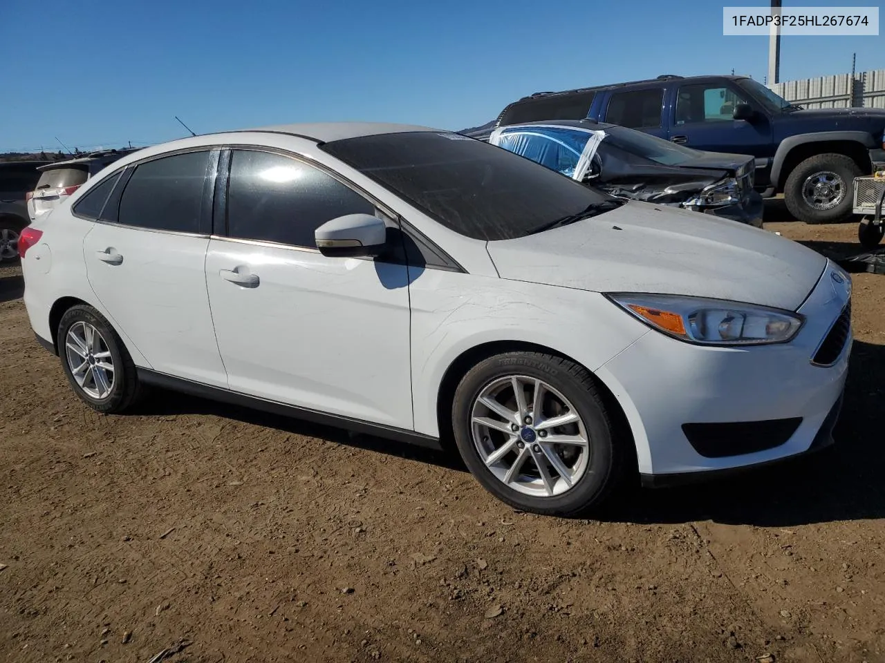 2017 Ford Focus Se VIN: 1FADP3F25HL267674 Lot: 78158344