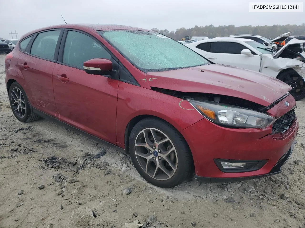 2017 Ford Focus Sel VIN: 1FADP3M26HL312141 Lot: 78267214