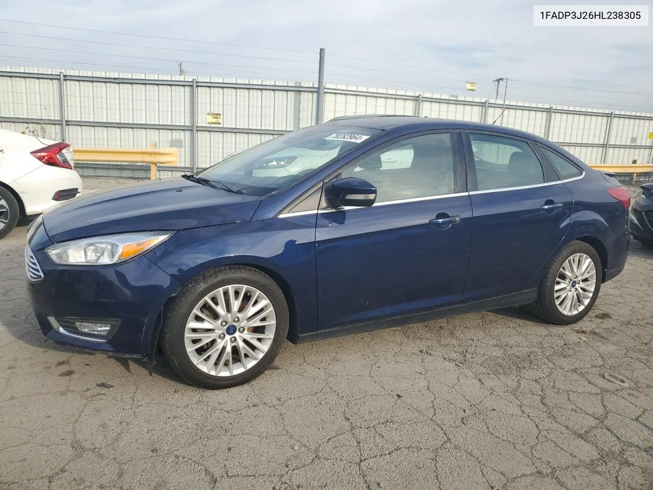 2017 Ford Focus Titanium VIN: 1FADP3J26HL238305 Lot: 78282964