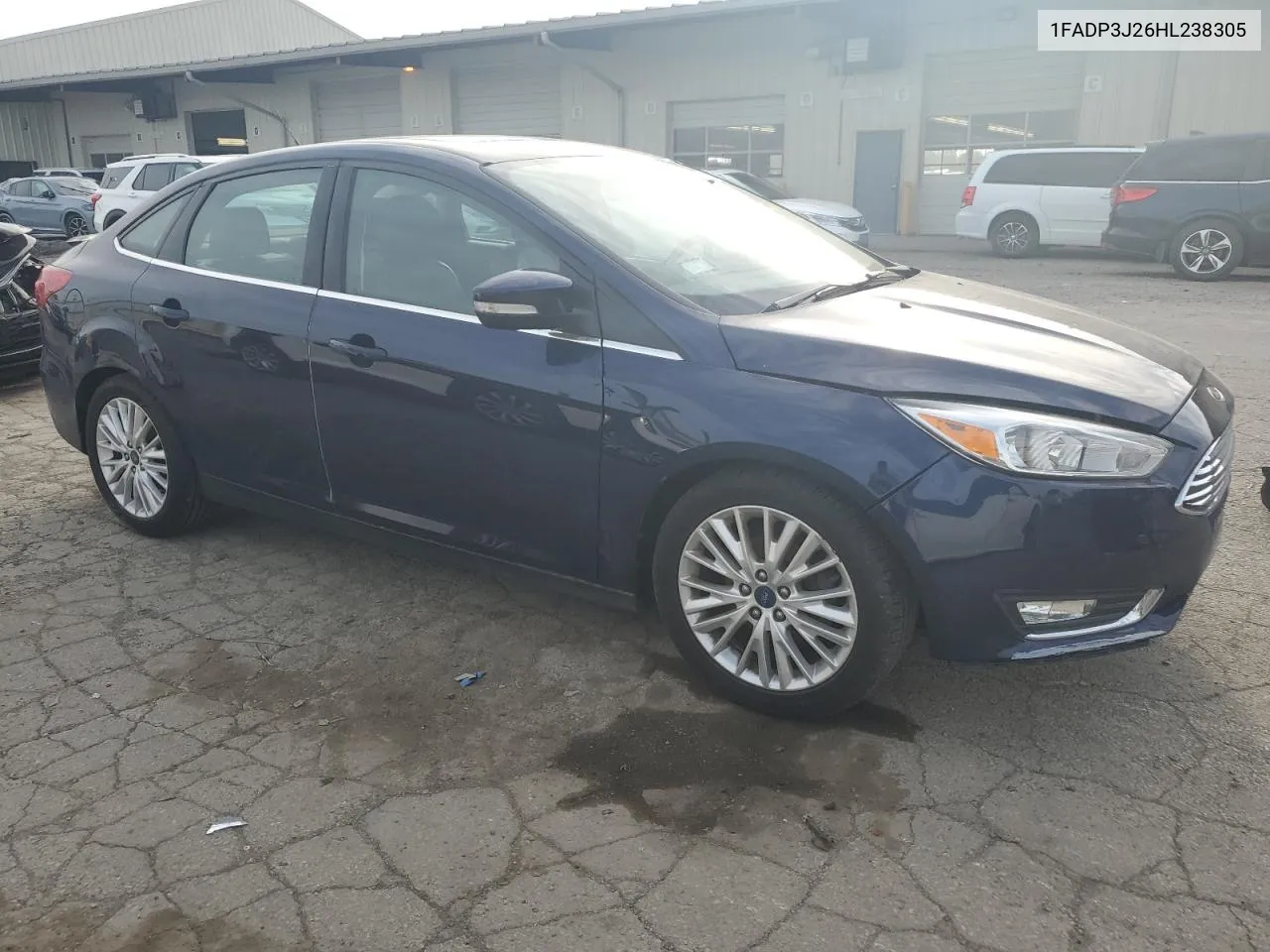 2017 Ford Focus Titanium VIN: 1FADP3J26HL238305 Lot: 78282964