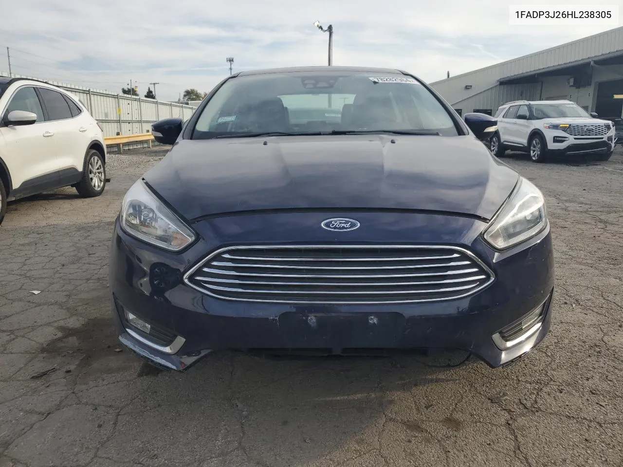 2017 Ford Focus Titanium VIN: 1FADP3J26HL238305 Lot: 78282964