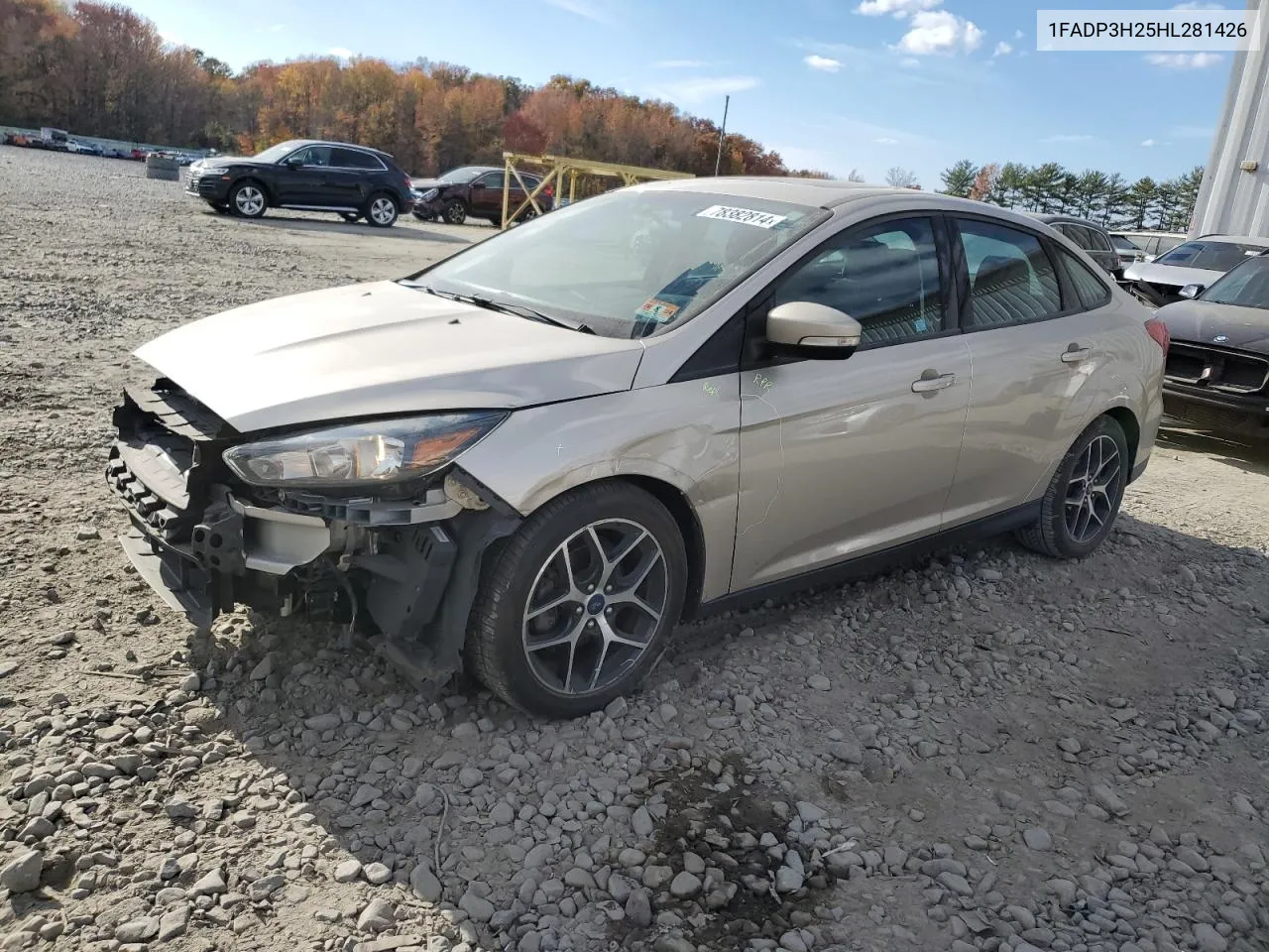 2017 Ford Focus Sel VIN: 1FADP3H25HL281426 Lot: 78382814