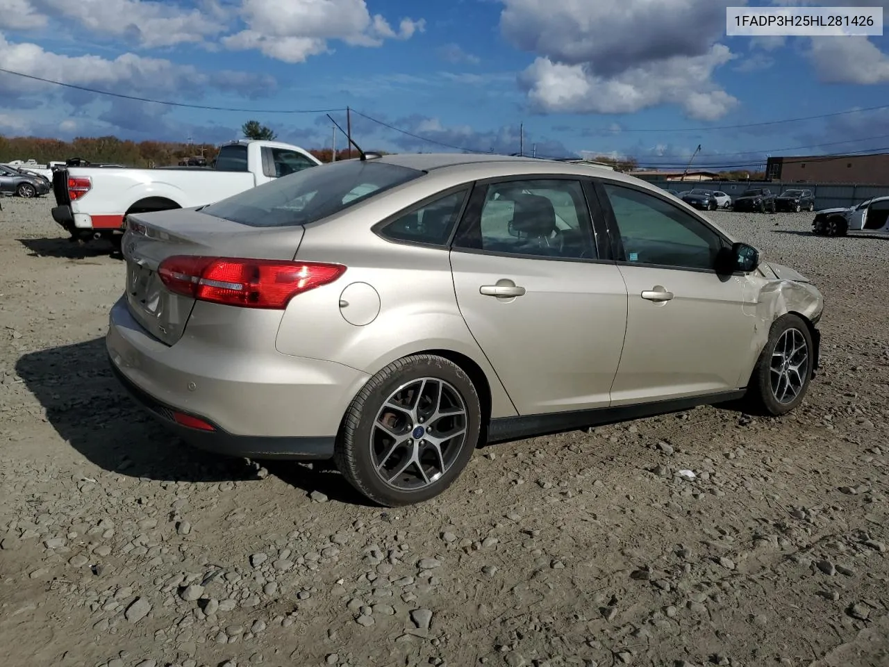 2017 Ford Focus Sel VIN: 1FADP3H25HL281426 Lot: 78382814