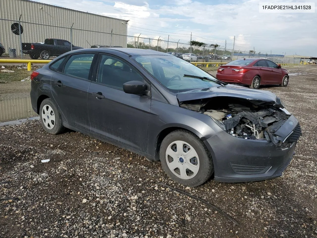 2017 Ford Focus S VIN: 1FADP3E21HL341528 Lot: 78403074