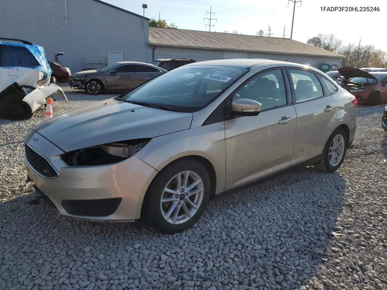 2017 Ford Focus Se VIN: 1FADP3F20HL235246 Lot: 78466624