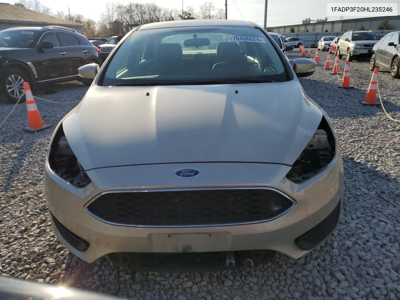 2017 Ford Focus Se VIN: 1FADP3F20HL235246 Lot: 78466624