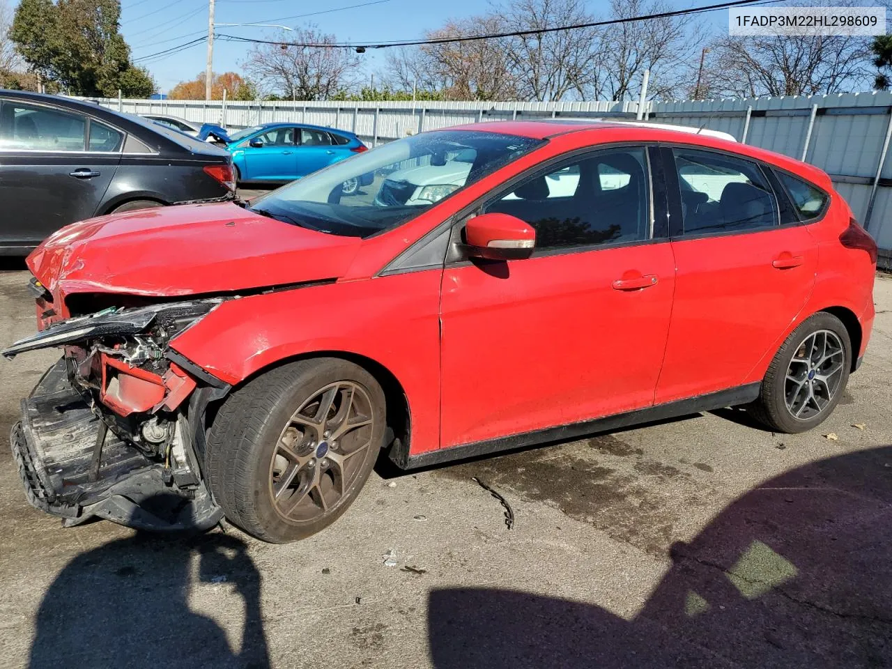 2017 Ford Focus Sel VIN: 1FADP3M22HL298609 Lot: 78774924