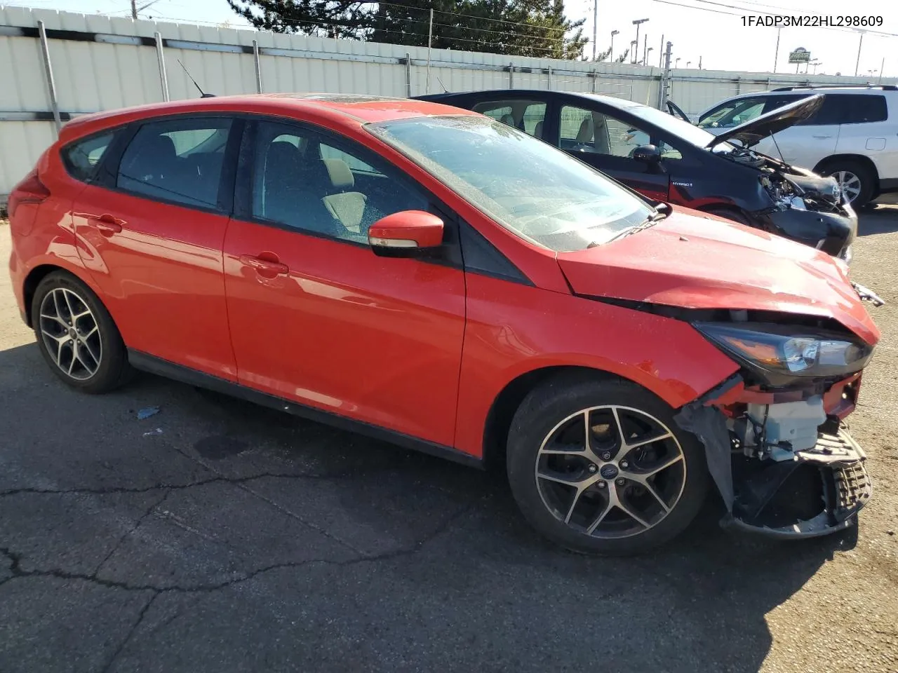 2017 Ford Focus Sel VIN: 1FADP3M22HL298609 Lot: 78774924