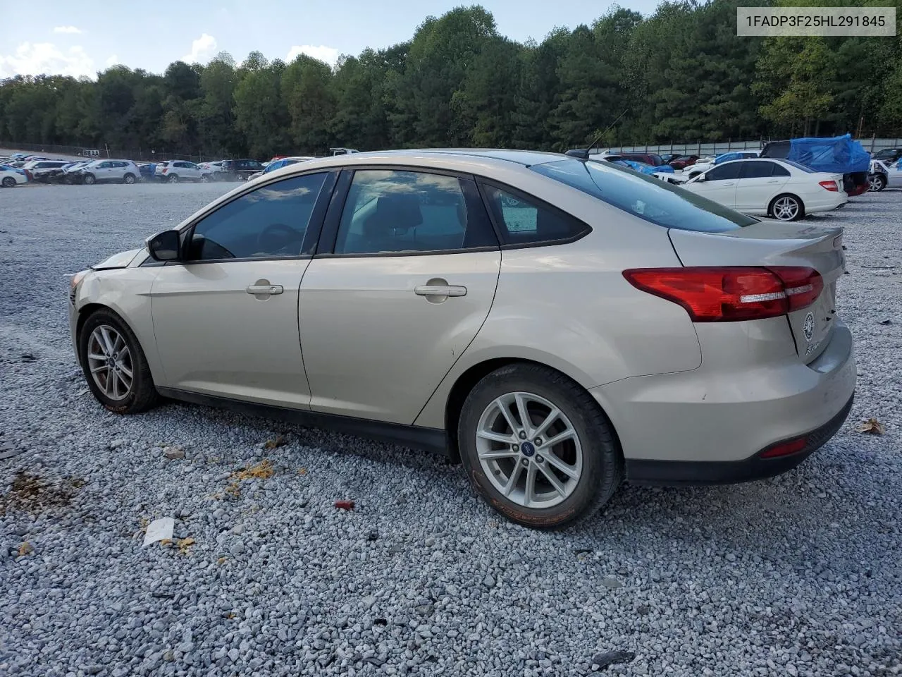 2017 Ford Focus Se VIN: 1FADP3F25HL291845 Lot: 78878034