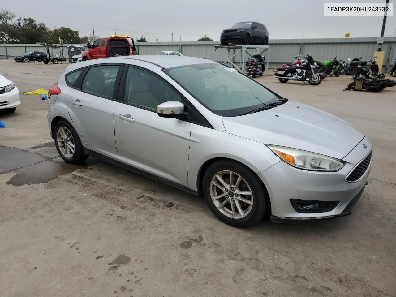 2017 Ford Focus Se VIN: 1FADP3K20HL248732 Lot: 78958174