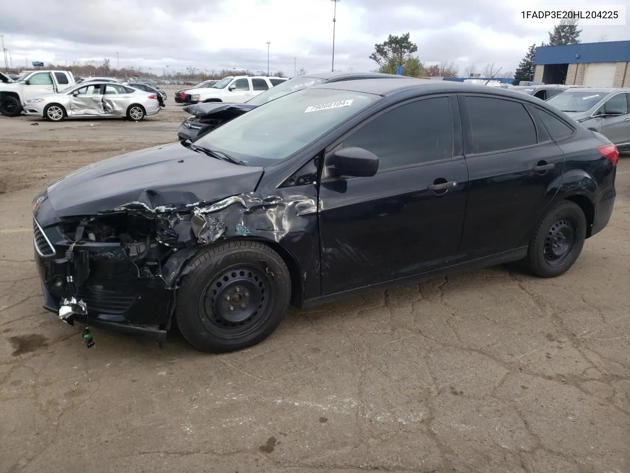 2017 Ford Focus S VIN: 1FADP3E20HL204225 Lot: 79066104