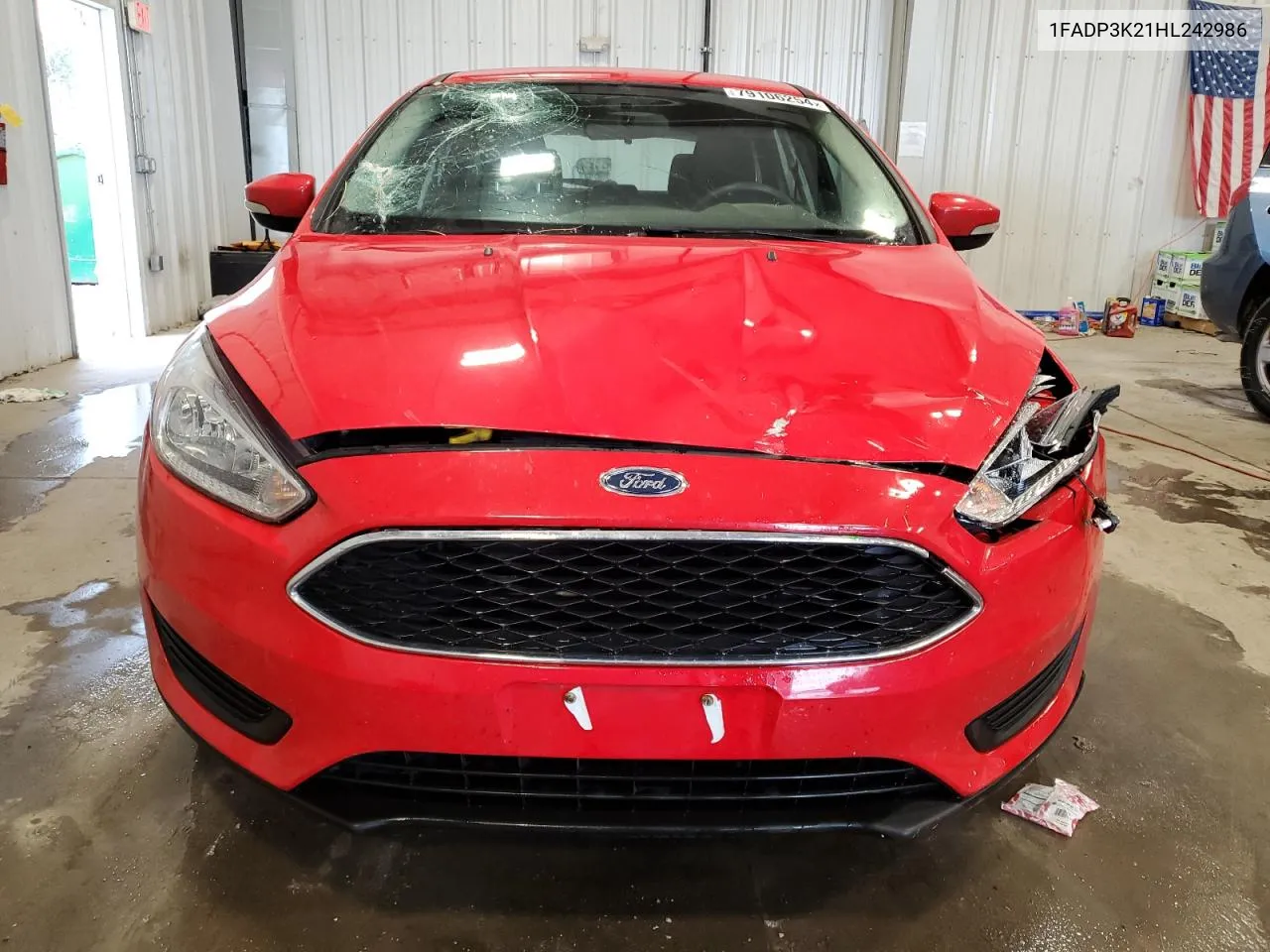 2017 Ford Focus Se VIN: 1FADP3K21HL242986 Lot: 79106254