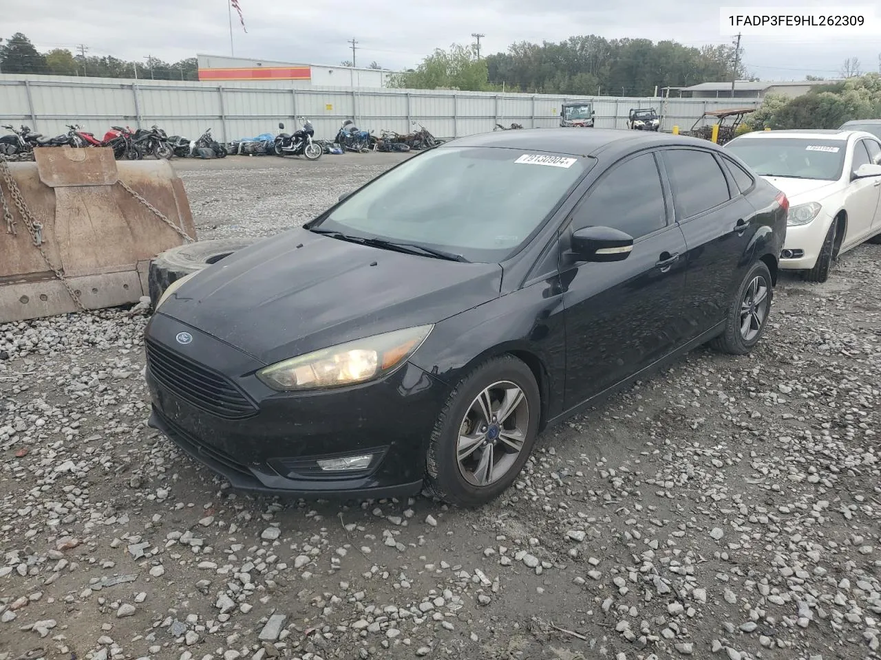 2017 Ford Focus Se VIN: 1FADP3FE9HL262309 Lot: 79130904