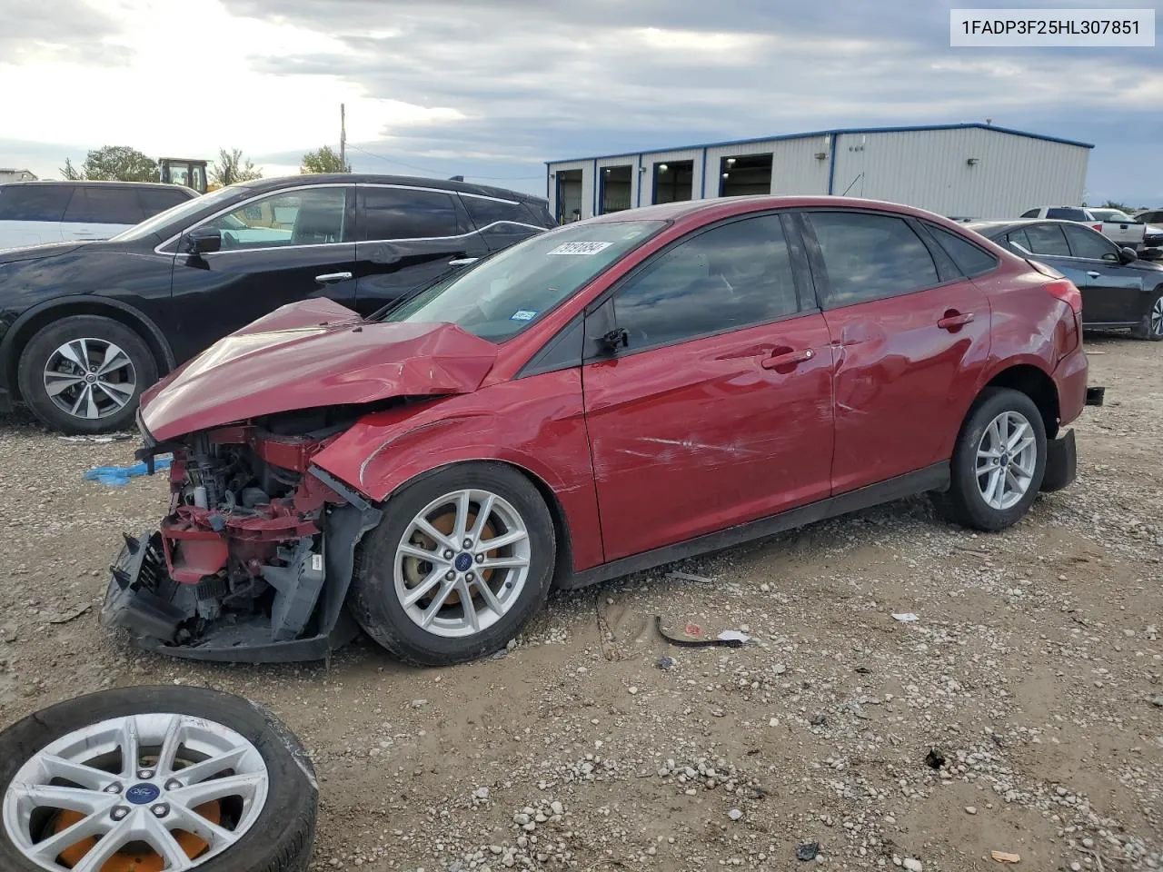 2017 Ford Focus Se VIN: 1FADP3F25HL307851 Lot: 79191854