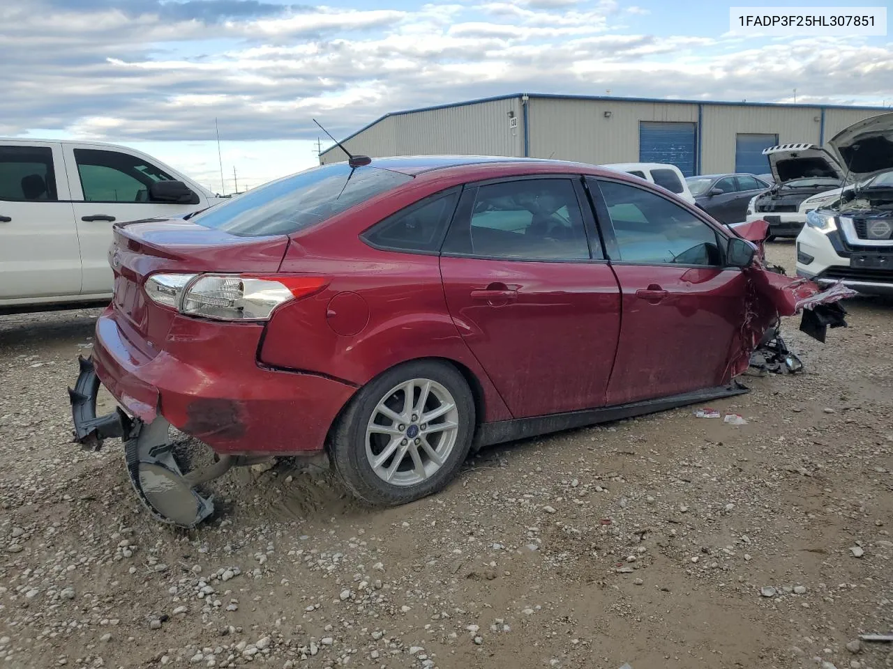 2017 Ford Focus Se VIN: 1FADP3F25HL307851 Lot: 79191854