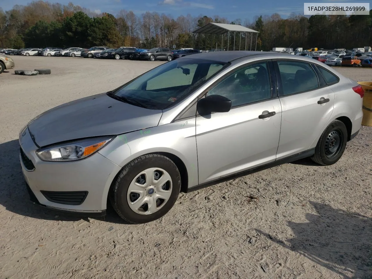 2017 Ford Focus S VIN: 1FADP3E28HL269999 Lot: 79257714