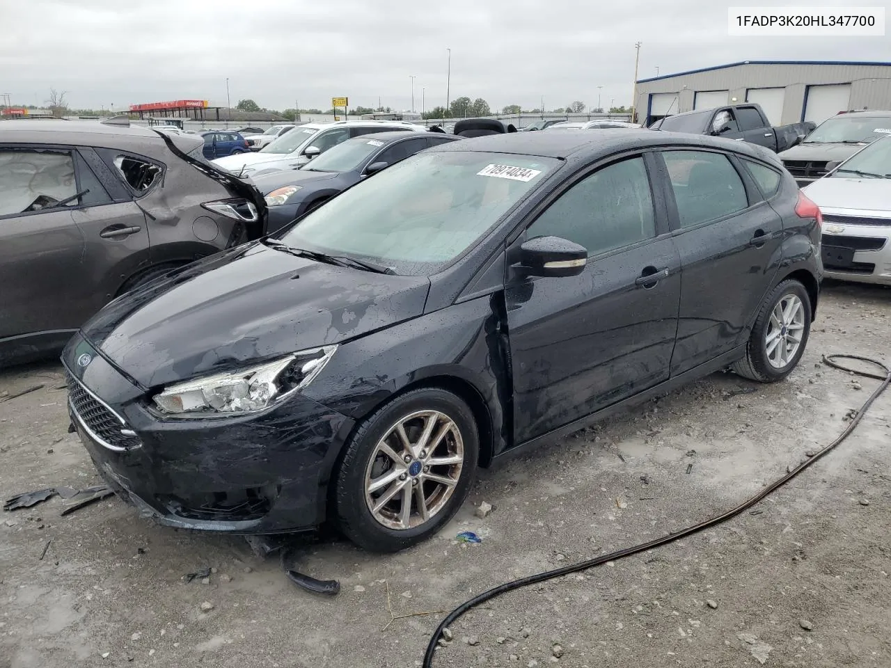 2017 Ford Focus Se VIN: 1FADP3K20HL347700 Lot: 79305934