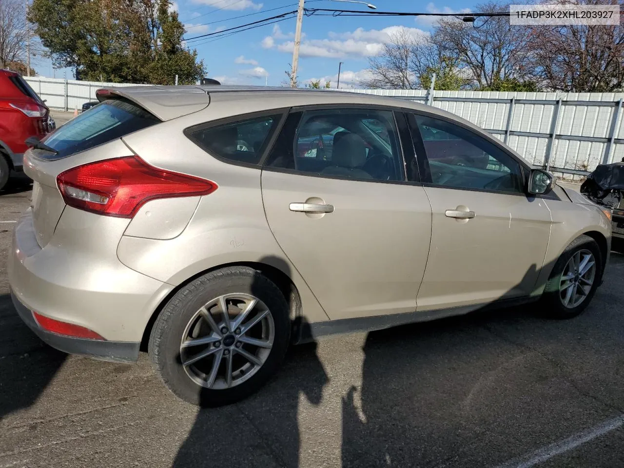 2017 Ford Focus Se VIN: 1FADP3K2XHL203927 Lot: 79506534