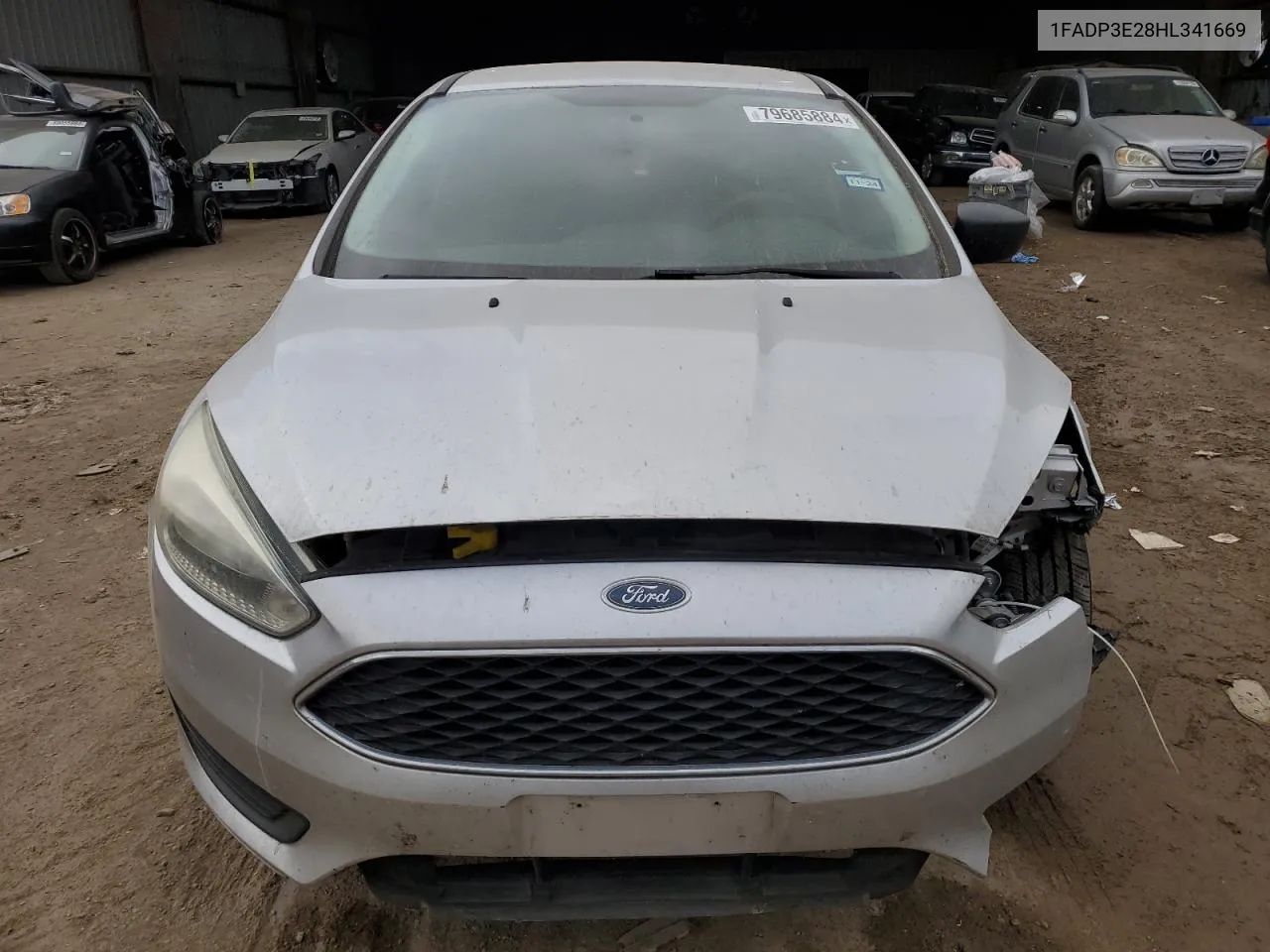 2017 Ford Focus S VIN: 1FADP3E28HL341669 Lot: 79685884