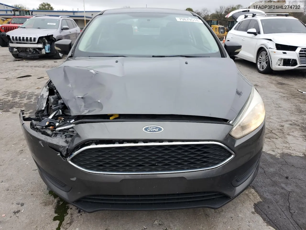 2017 Ford Focus Se VIN: 1FADP3F26HL274732 Lot: 79879514