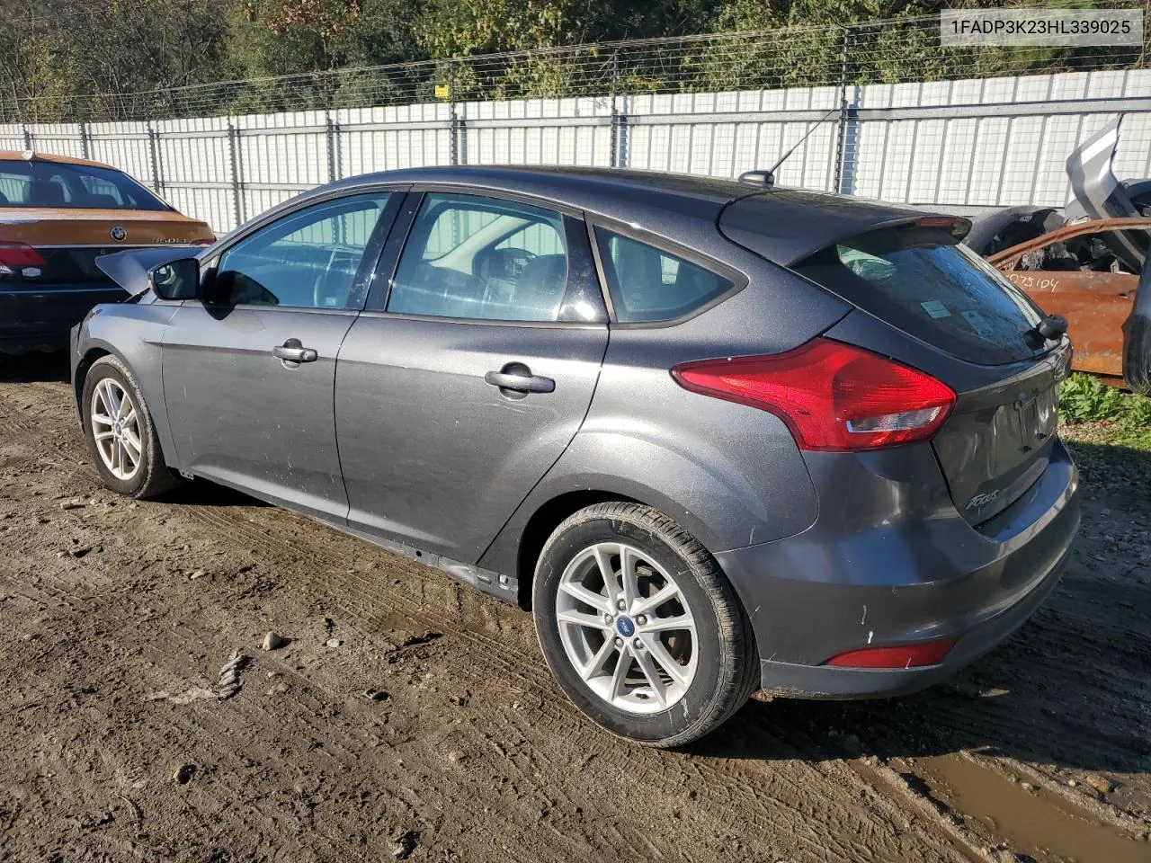 2017 Ford Focus Se VIN: 1FADP3K23HL339025 Lot: 80222014