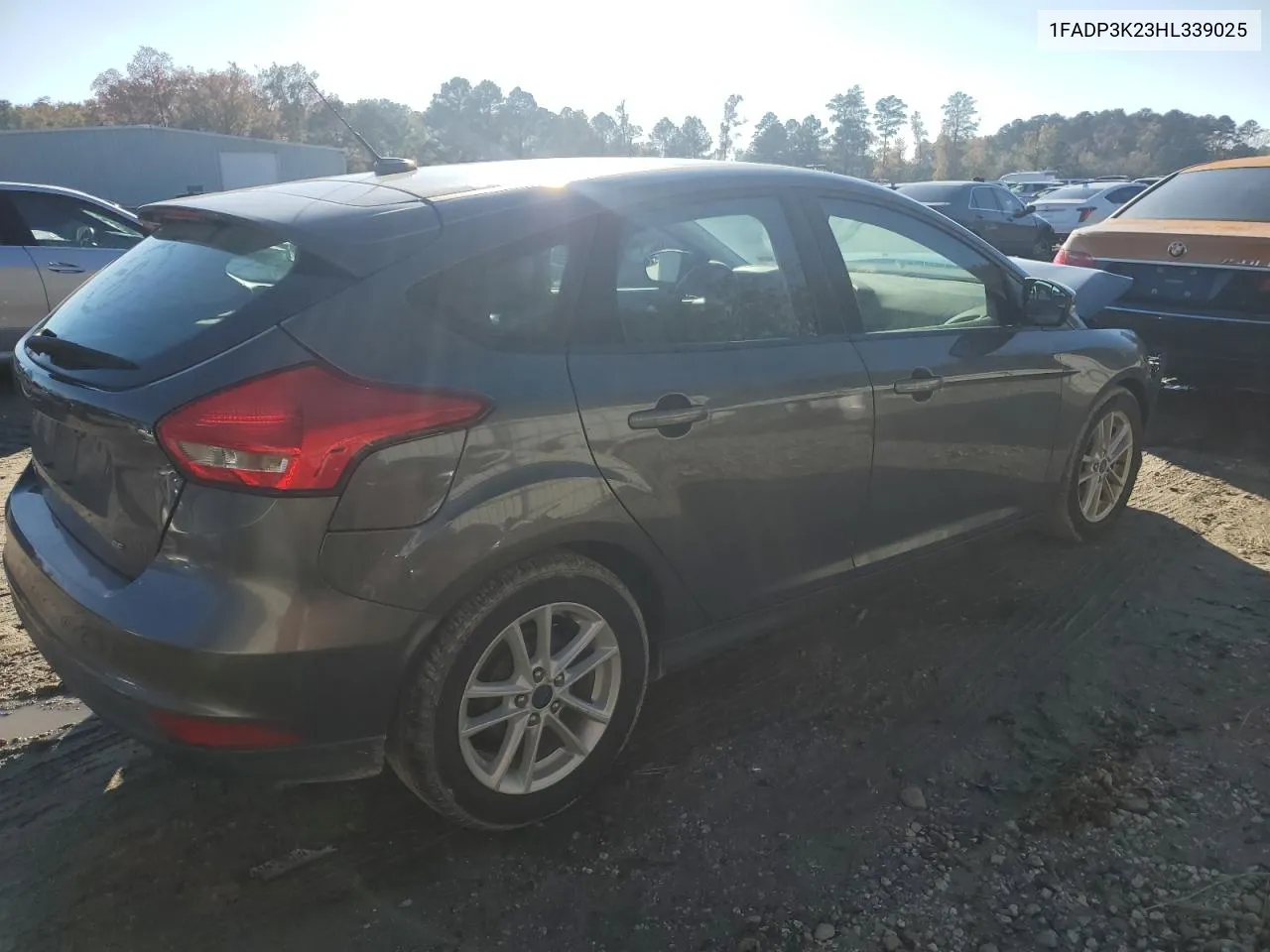 2017 Ford Focus Se VIN: 1FADP3K23HL339025 Lot: 80222014