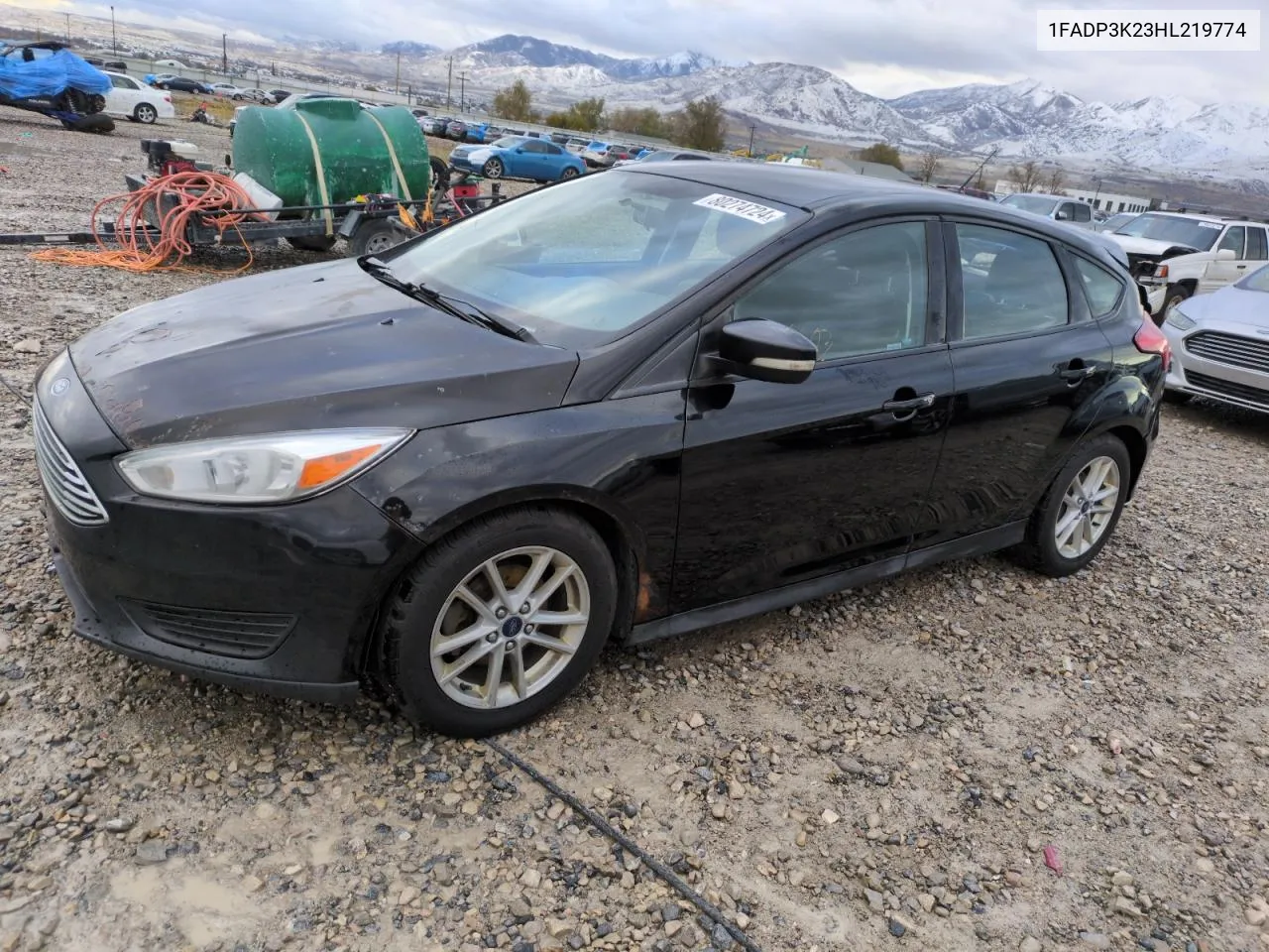 2017 Ford Focus Se VIN: 1FADP3K23HL219774 Lot: 80274724