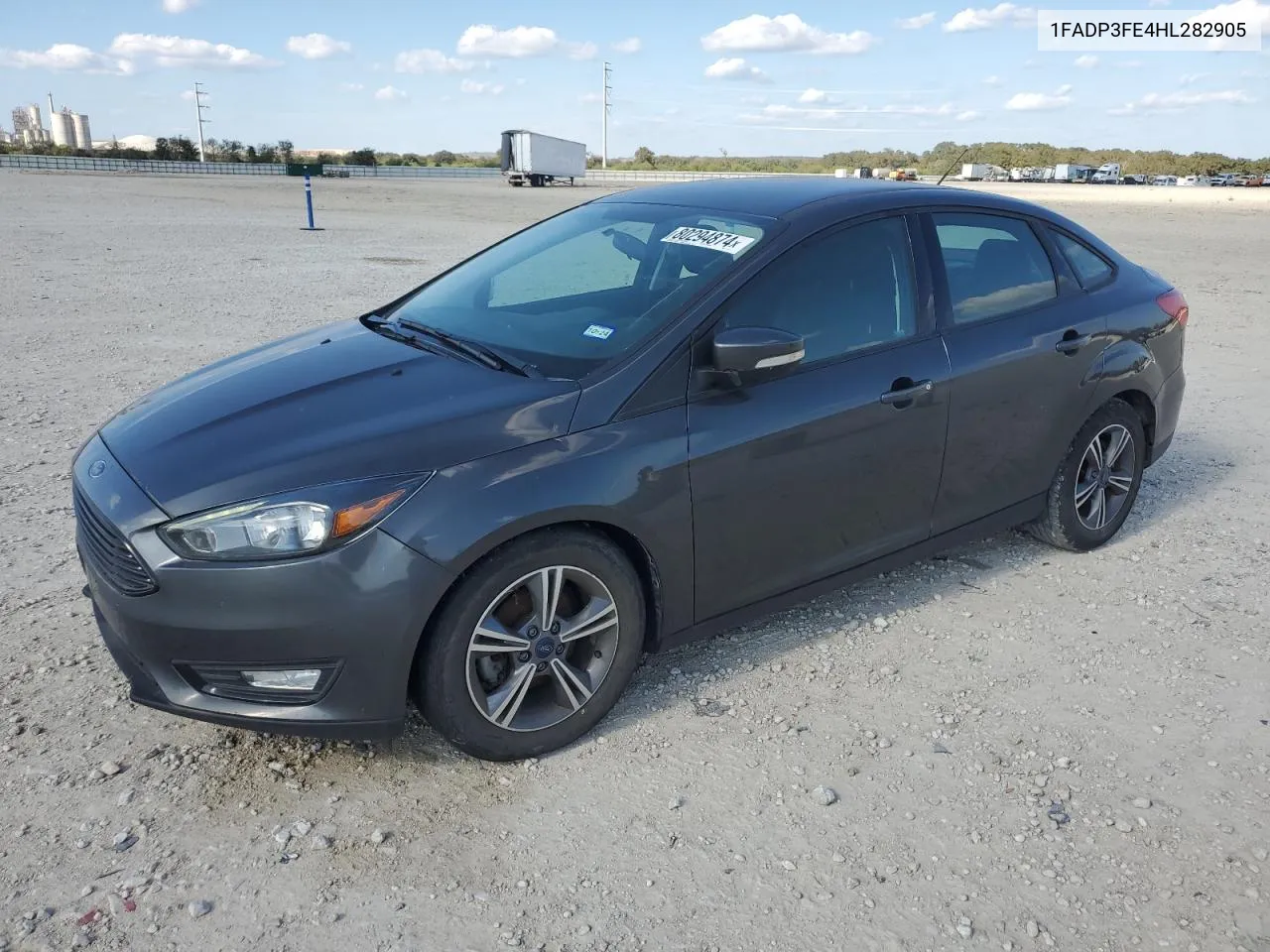 2017 Ford Focus Se VIN: 1FADP3FE4HL282905 Lot: 80294874