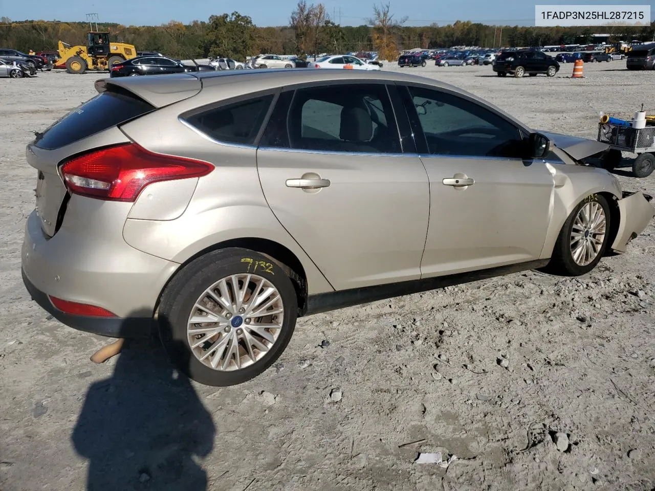 2017 Ford Focus Titanium VIN: 1FADP3N25HL287215 Lot: 80326734