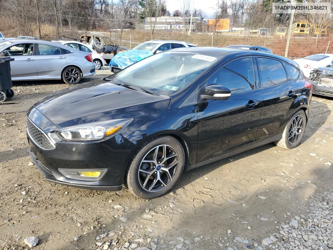 2017 Ford Focus Sel VIN: 1FADP3M20HL346821 Lot: 80391544