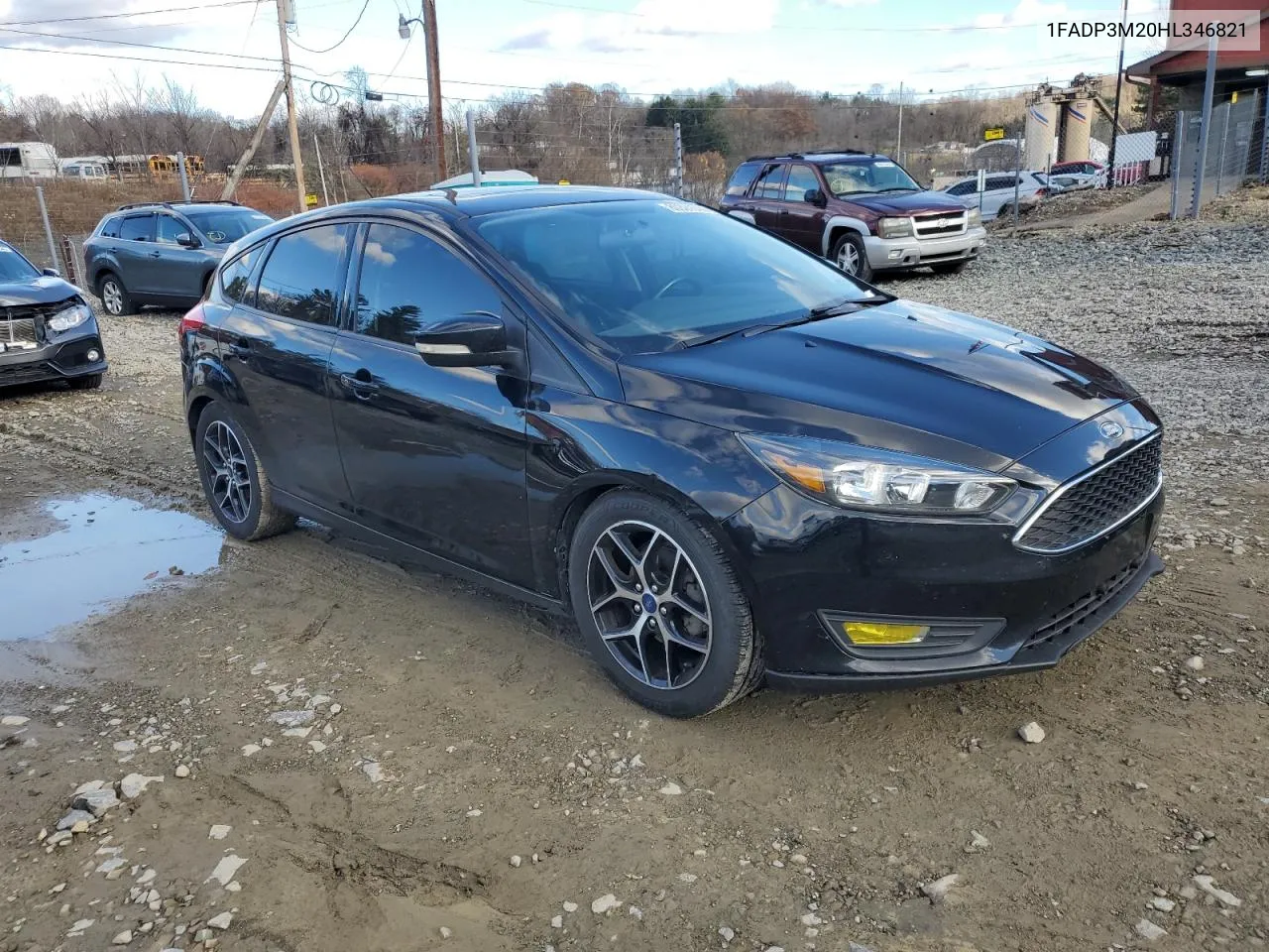 2017 Ford Focus Sel VIN: 1FADP3M20HL346821 Lot: 80391544