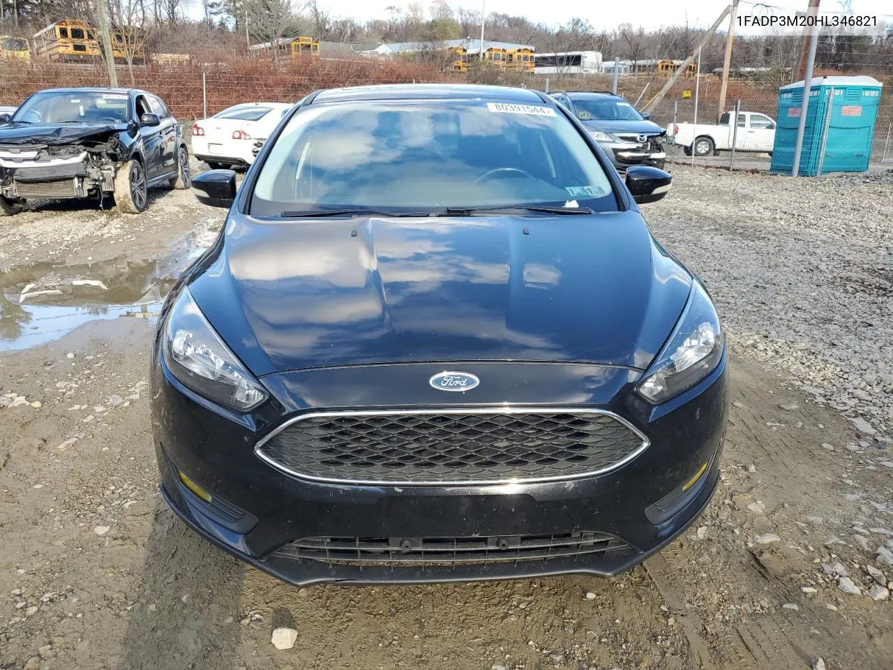 2017 Ford Focus Sel VIN: 1FADP3M20HL346821 Lot: 80391544