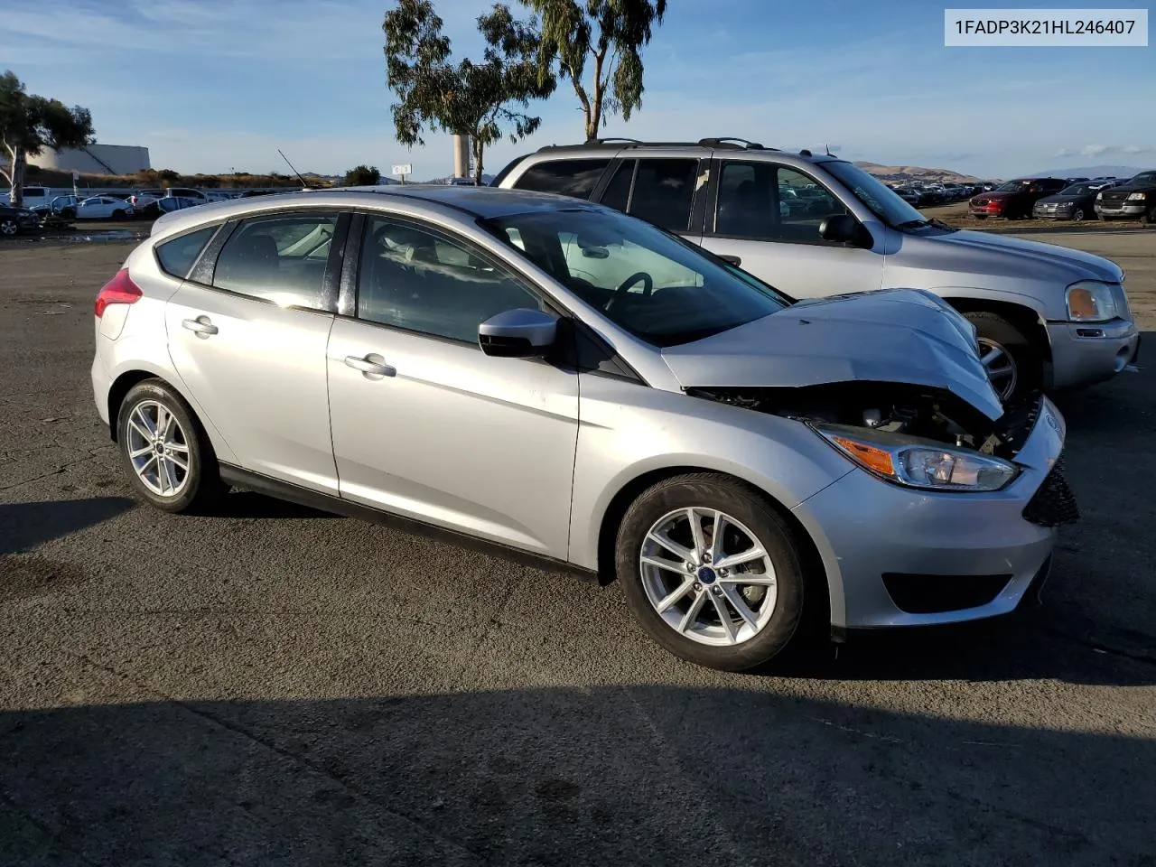 2017 Ford Focus Se VIN: 1FADP3K21HL246407 Lot: 80567594