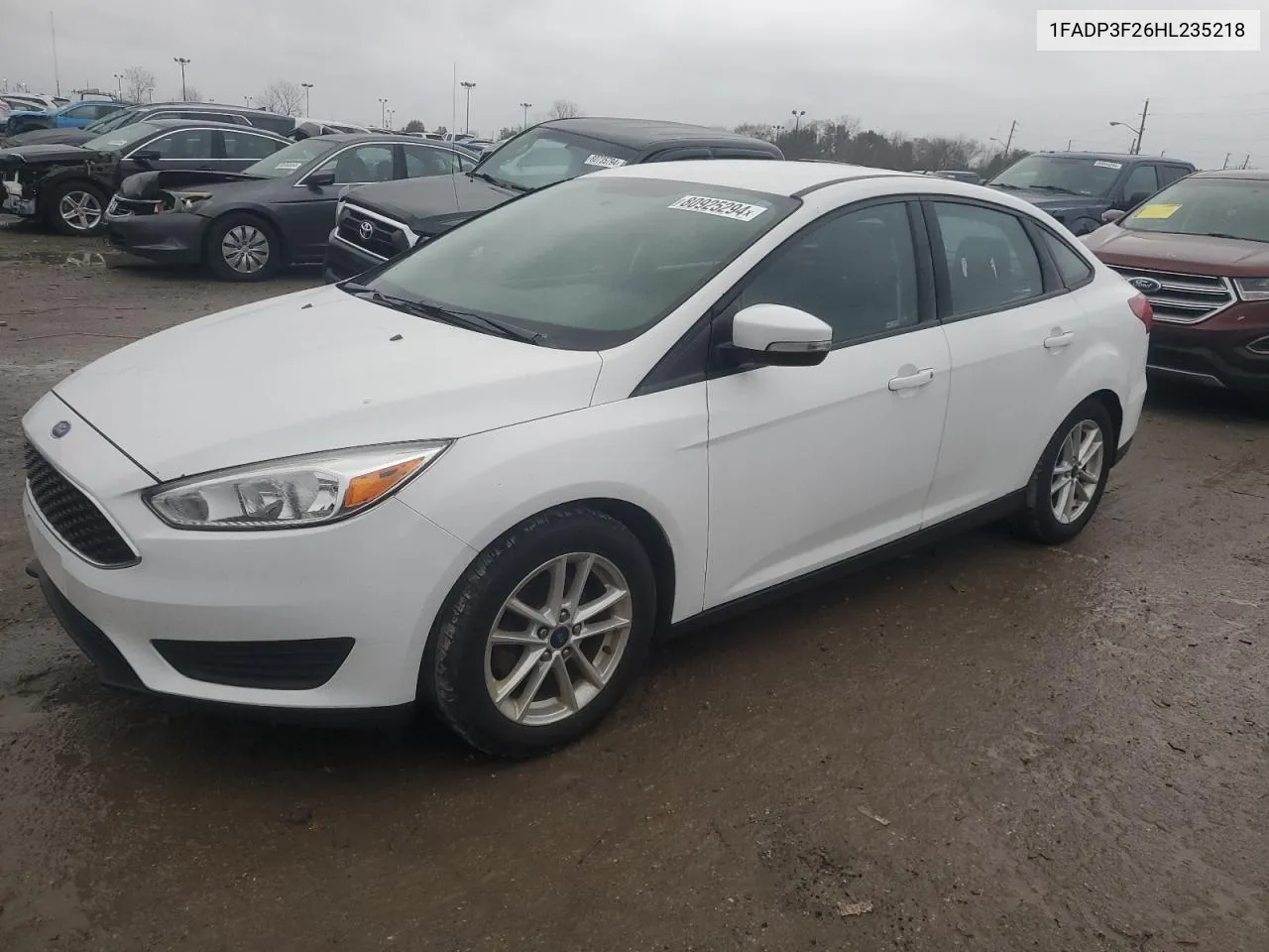 2017 Ford Focus Se VIN: 1FADP3F26HL235218 Lot: 80925294