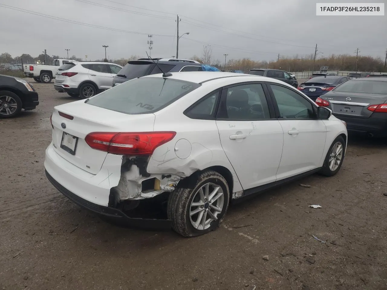 2017 Ford Focus Se VIN: 1FADP3F26HL235218 Lot: 80925294