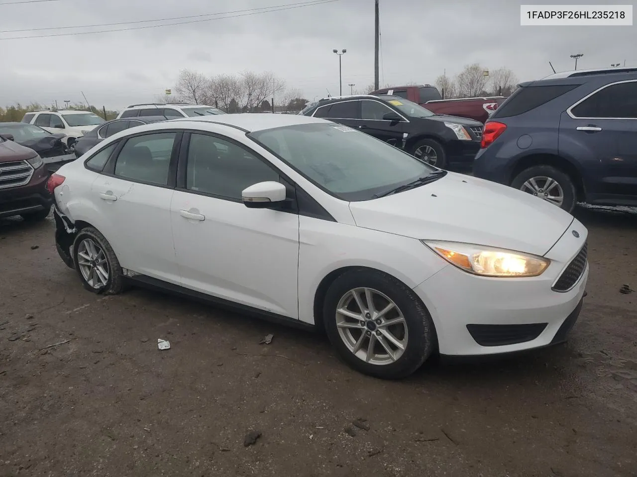 2017 Ford Focus Se VIN: 1FADP3F26HL235218 Lot: 80925294