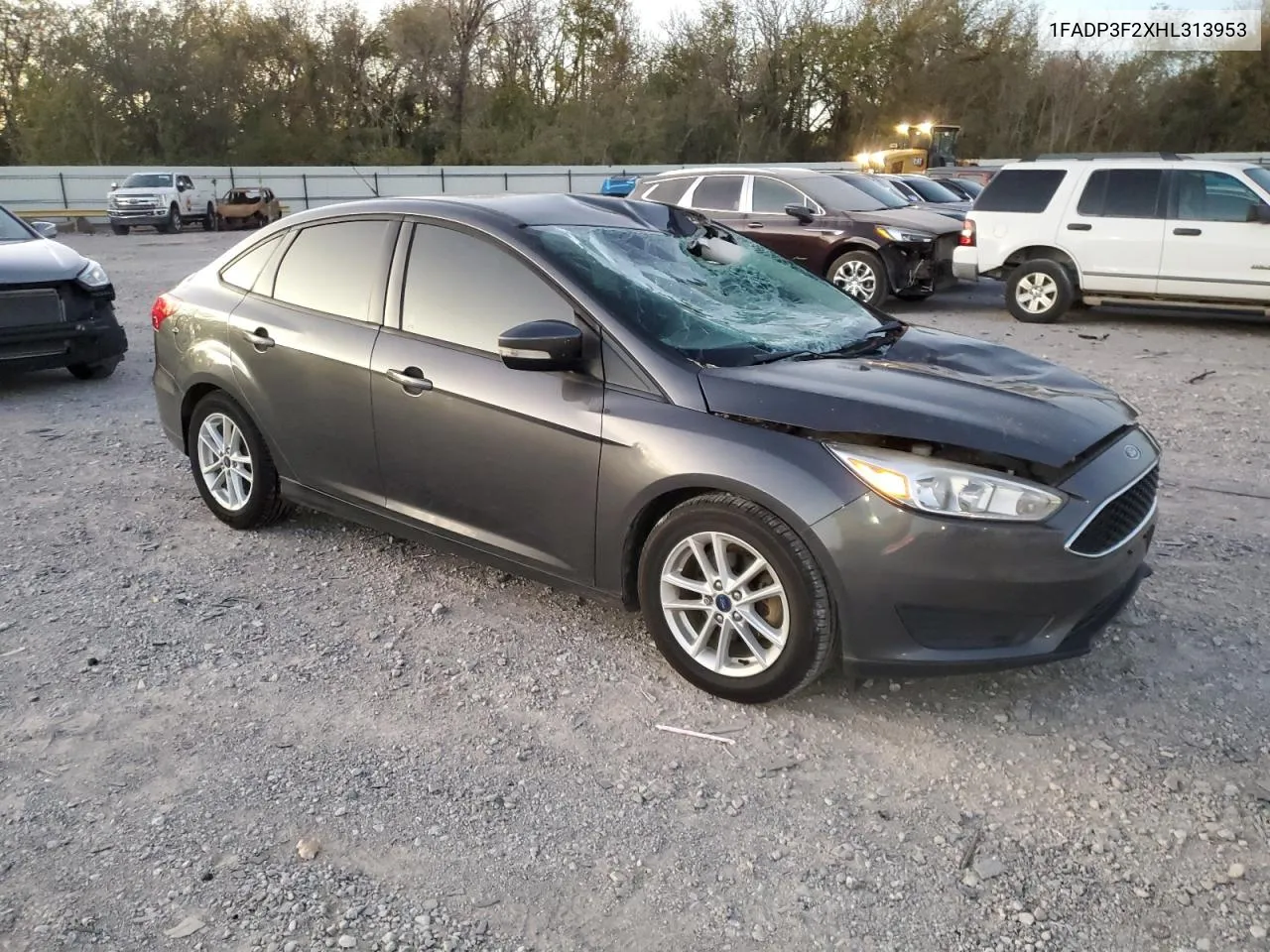 2017 Ford Focus Se VIN: 1FADP3F2XHL313953 Lot: 81117354